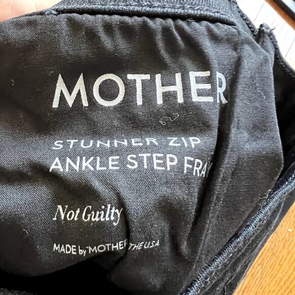 Mother Stunner zip Ankle Step Fray Not Guilty Skinny Jeans Size 26 DR - Picture 5 of 6